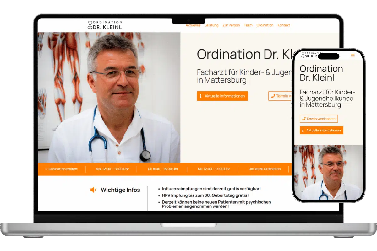 Suchmaschinenoptimierung Burgenland für einen Arzt