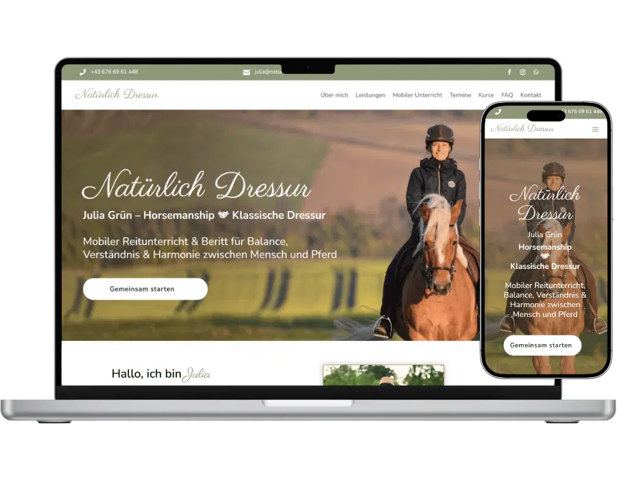 Webdesign & SEO Projekt natuerlich-dressur.at