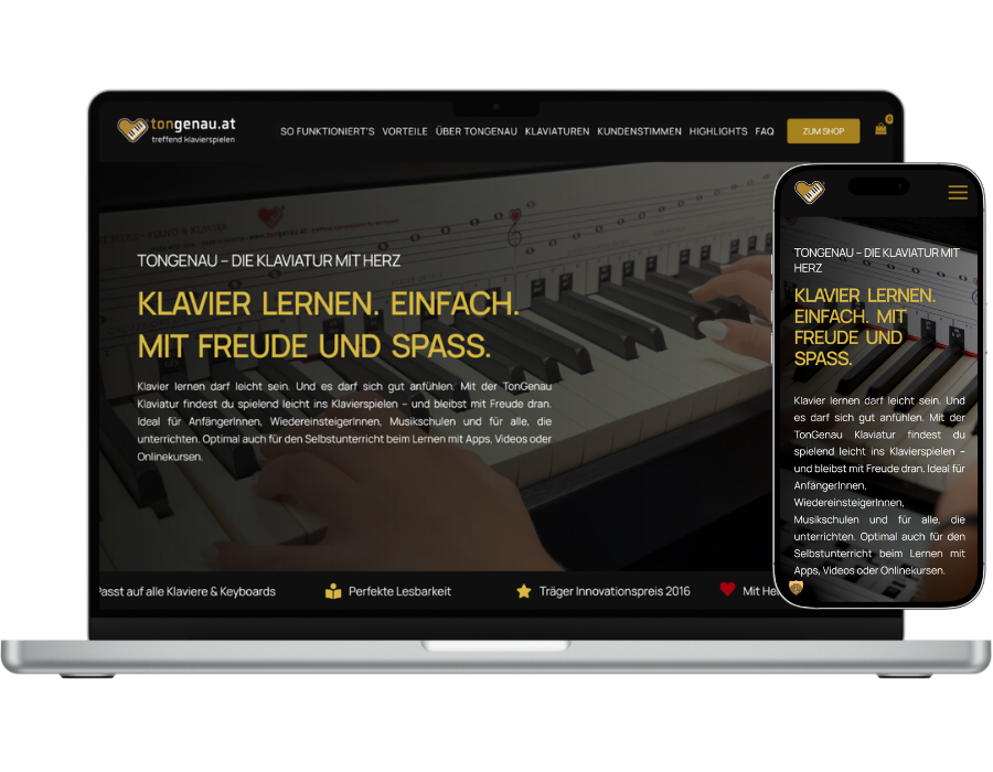 Website Referenz Tongenau