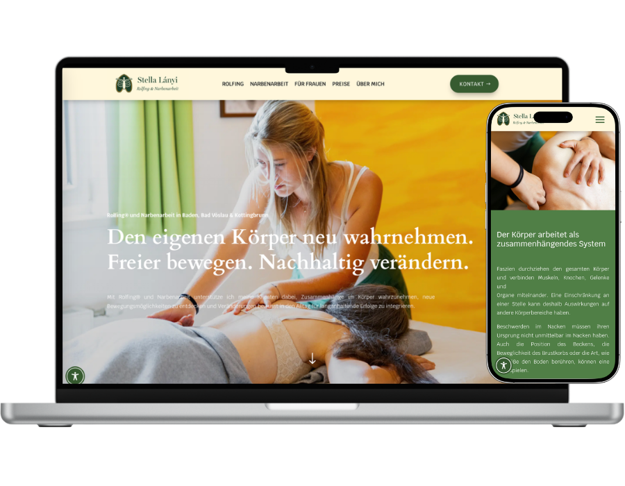 Website Projekt rolfing-baden-lanyi.at
